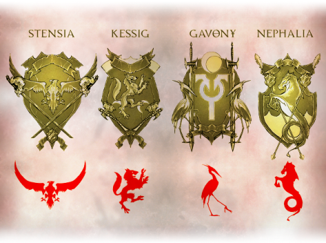 escudos de las provincias de innistrad